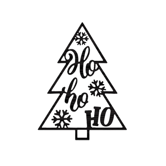 3pcs/set Christmas Tree Metal Cutting Dies HO HO Reindeer Snowflake Merry Christmas Nesting Diecut for DIY Scrapbooking Card