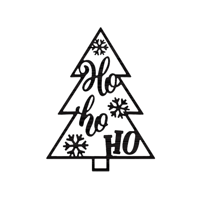 3pcs/set Christmas Tree Metal Cutting Dies HO HO Reindeer Snowflake Merry Christmas Nesting Diecut for DIY Scrapbooking Card
