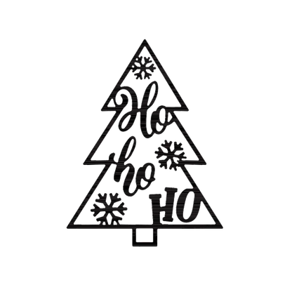 3pcs/set Christmas Tree Metal Cutting Dies HO HO Reindeer Snowflake Merry Christmas Nesting Diecut for DIY Scrapbooking Card