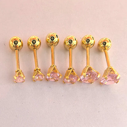 Stainless Steel & Ear Bone Stud Earrings