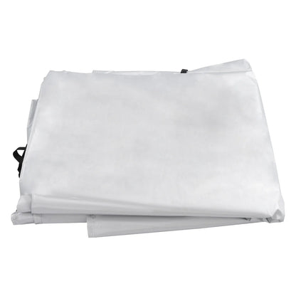 Modern Silver RV Roof Cover, Waterproof Camper Roof Cover, Protective Roof Cover