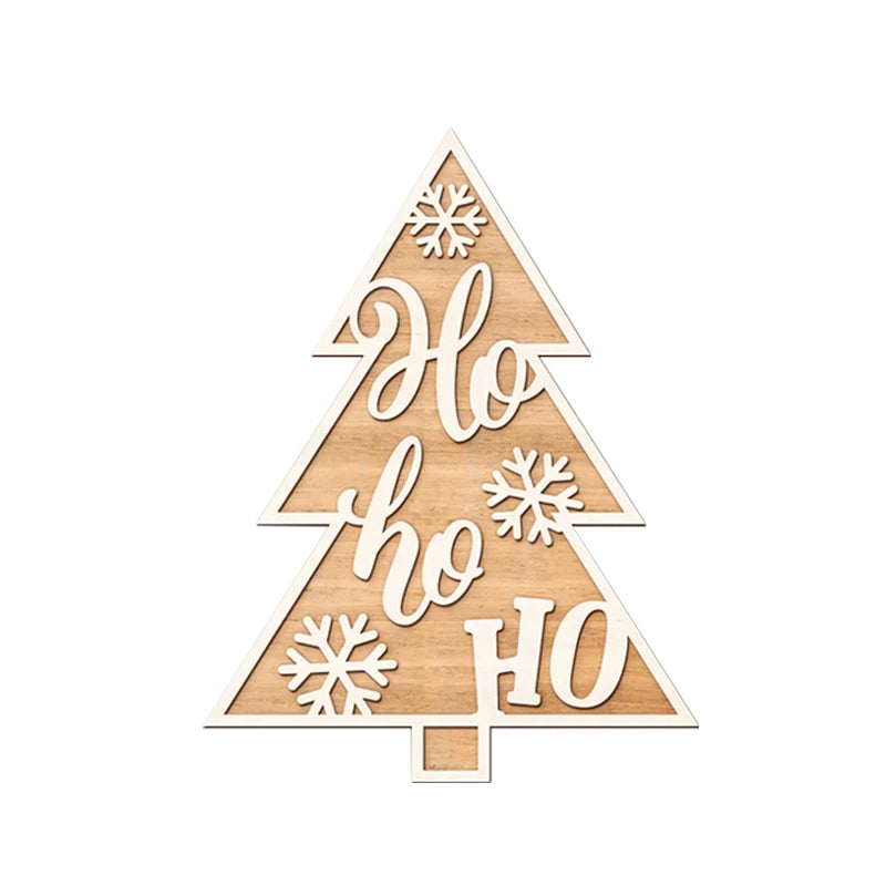 3pcs/set Christmas Tree Metal Cutting Dies HO HO Reindeer Snowflake Merry Christmas Nesting Diecut for DIY Scrapbooking Card