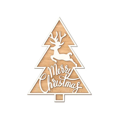 3pcs/set Christmas Tree Metal Cutting Dies HO HO Reindeer Snowflake Merry Christmas Nesting Diecut for DIY Scrapbooking Card